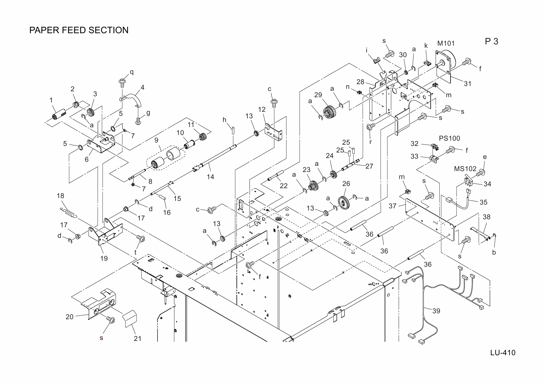 Konica-Minolta Options LU-410 A4F1 Parts Manual-2